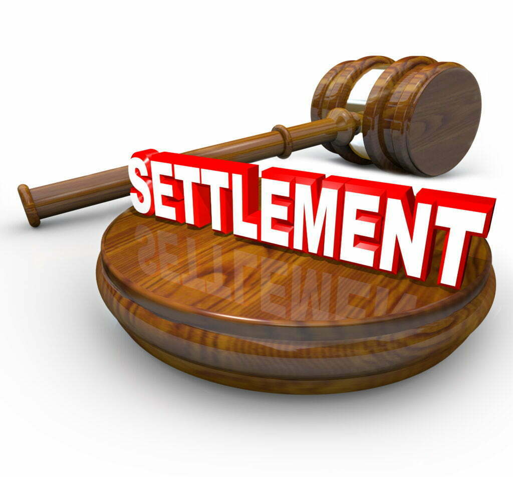 6534744 settlement word gavel lawsuit decision settled