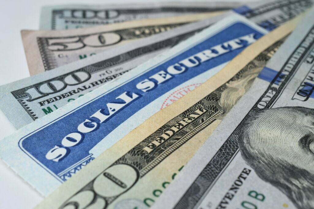 social security card with cash money dollar bills 2022 11 14 04 20 24 utc